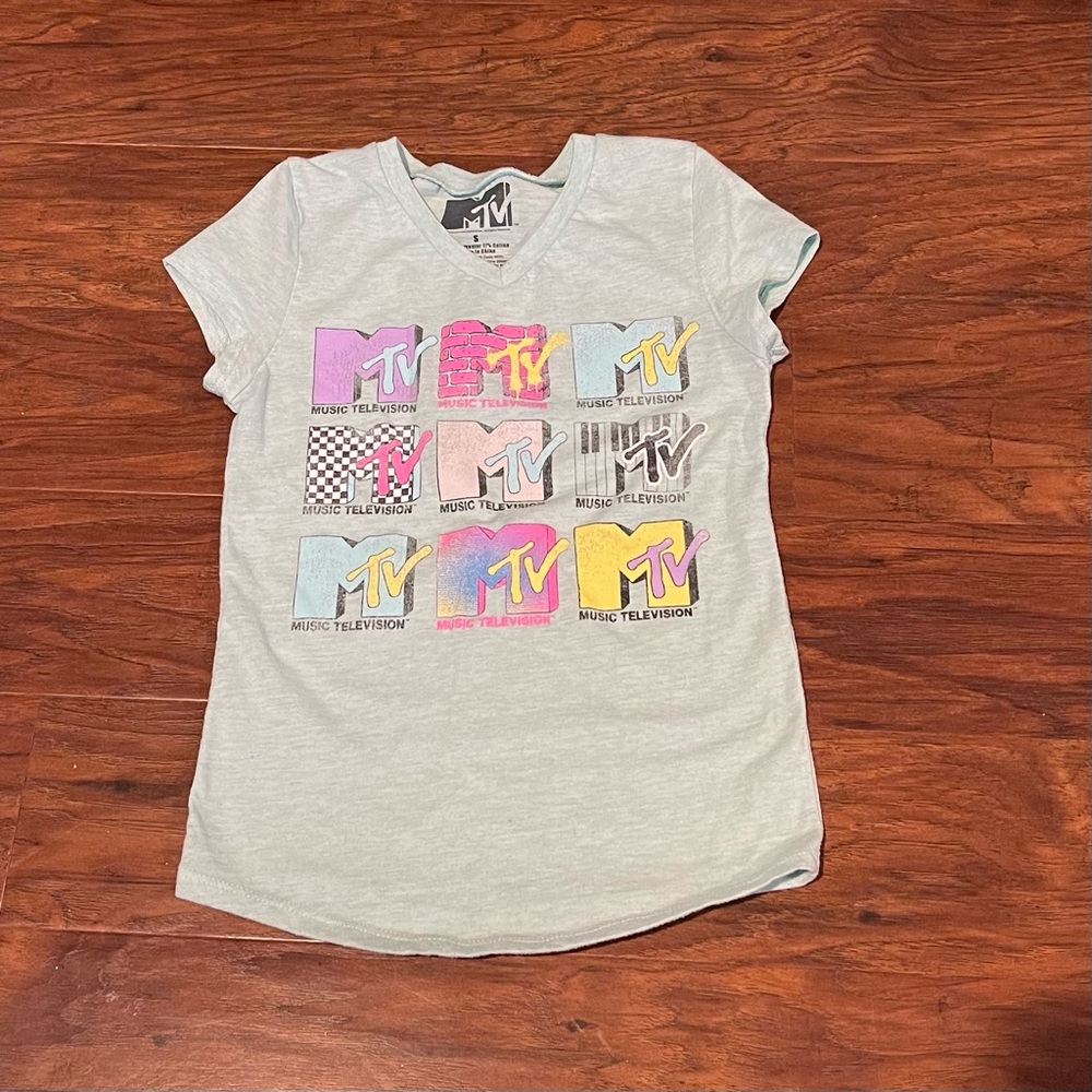 Girls MTV Graphic T-Shirt - Size S